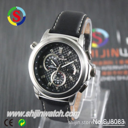 Hot-selling classical men's stainless steel watch with Japanese quartz movement, OEM is welcome